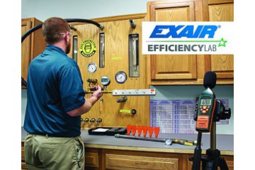 EXAIR的效率測試實驗室和比較吹排產品 EXAIR’s Efficiency Lab Tests and Compares Blowoff Products