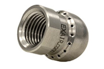 背吹式空氣噴嘴(Back Blow Air Nozzles)清潔金屬管內部 Back Blow Nozzles Clean Inside Metal Tubes 